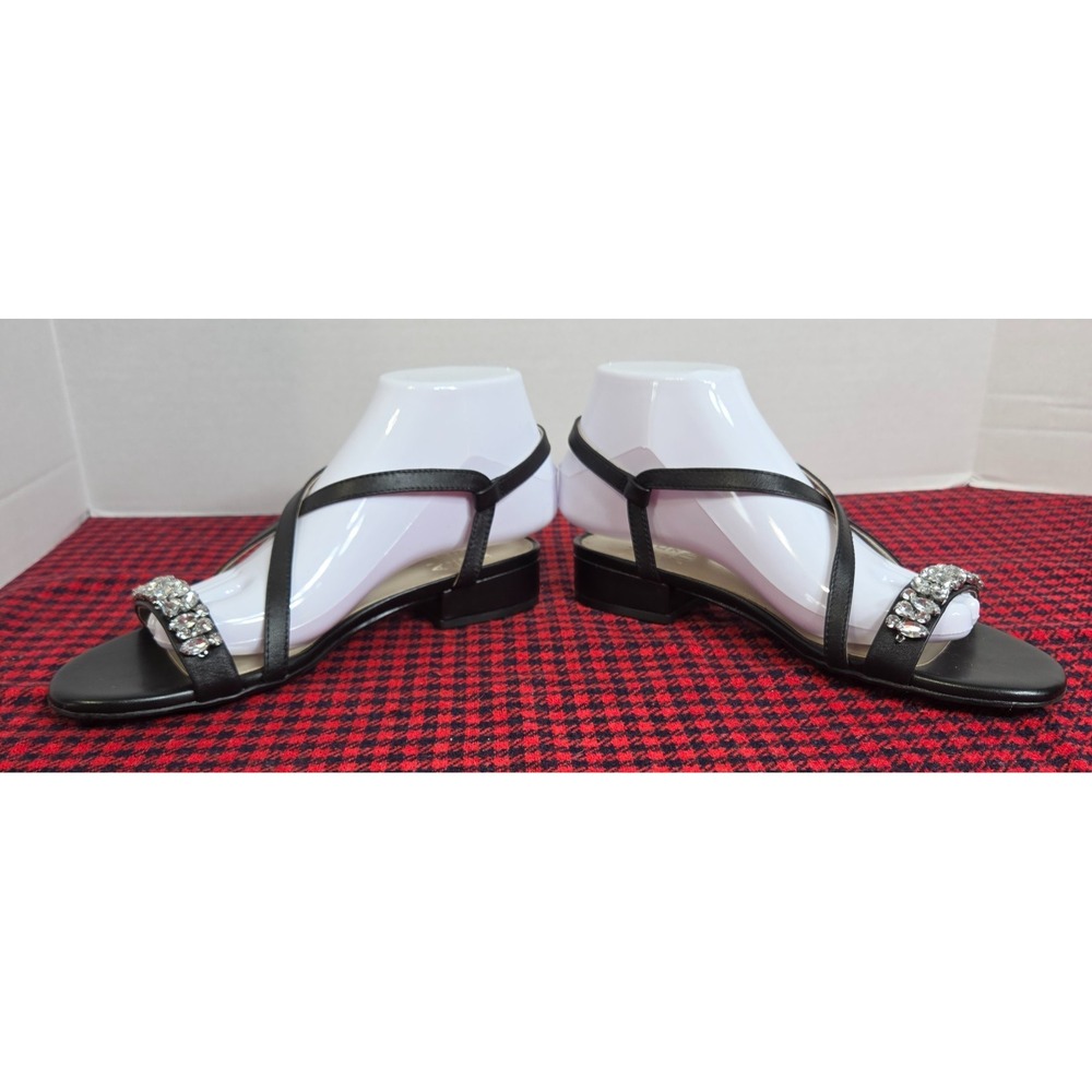 Naturalizer Macy Black Embellished  Women's Strappy Sandal Size 7M EUC - Picture 6 of 8
